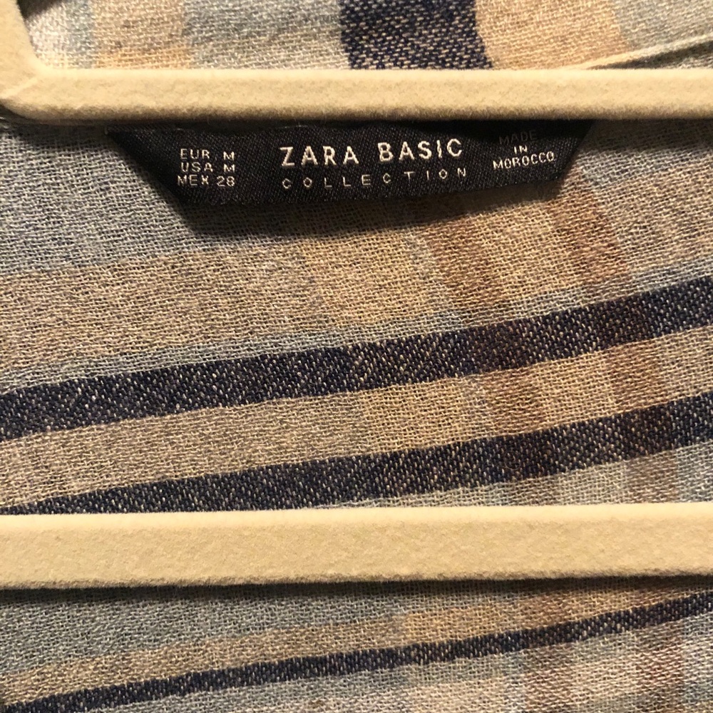 Zara Basic Collection - Plaid Tunic - image 1